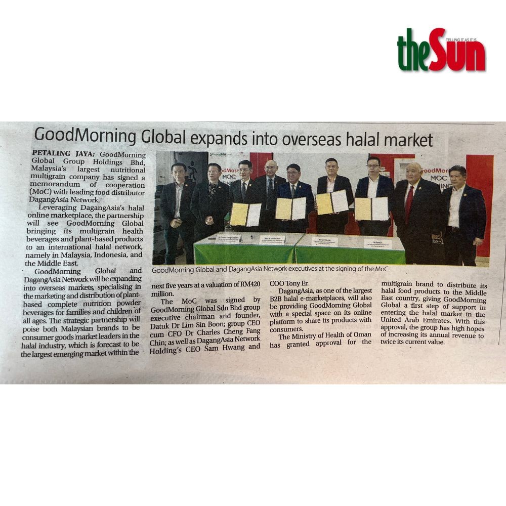 GoodMorning Global makes inroads into overseas halal market